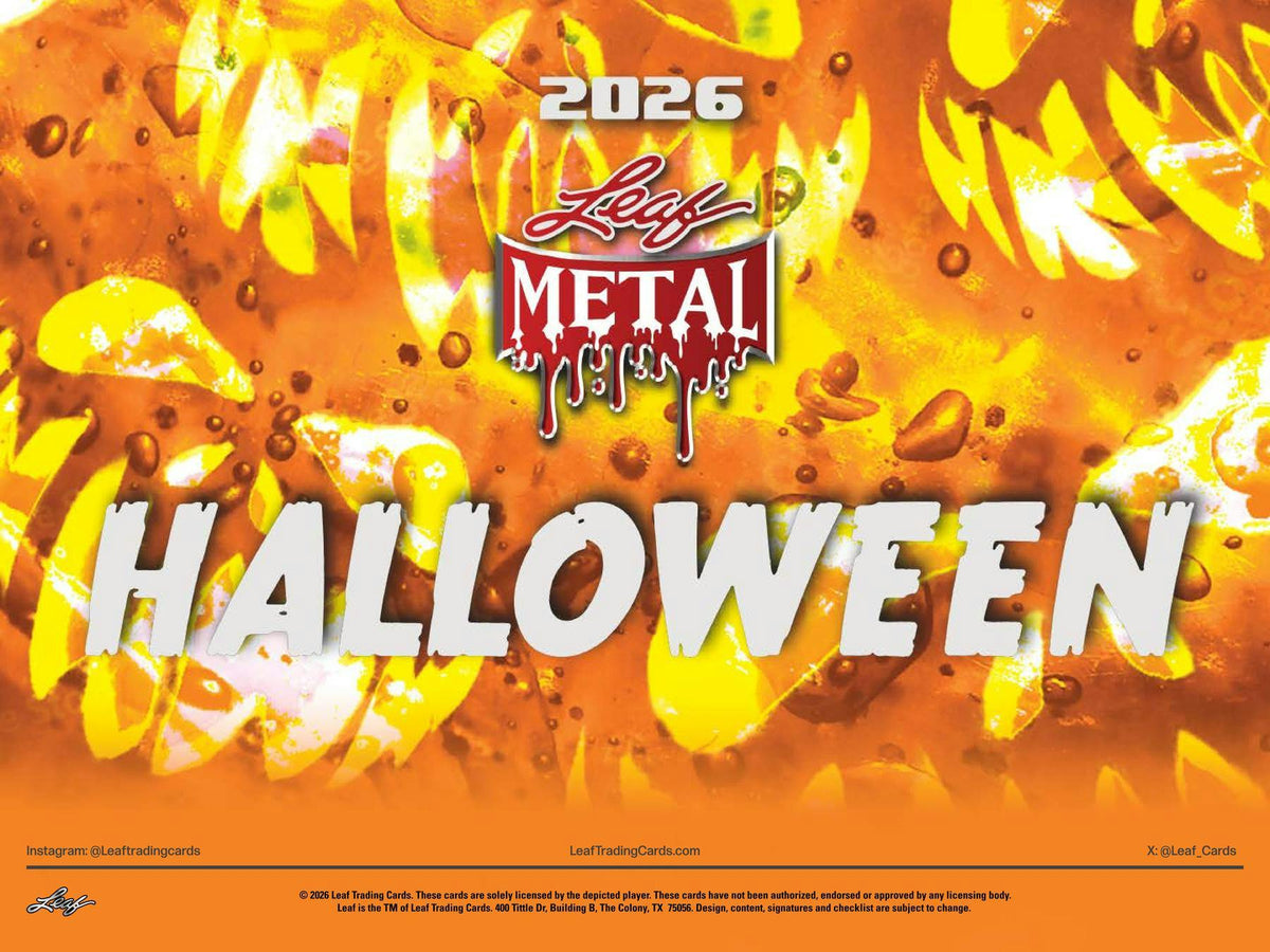 2026 Leaf Metal Halloween Hobby Box (3 Autos) Multi-Sport Entertainment