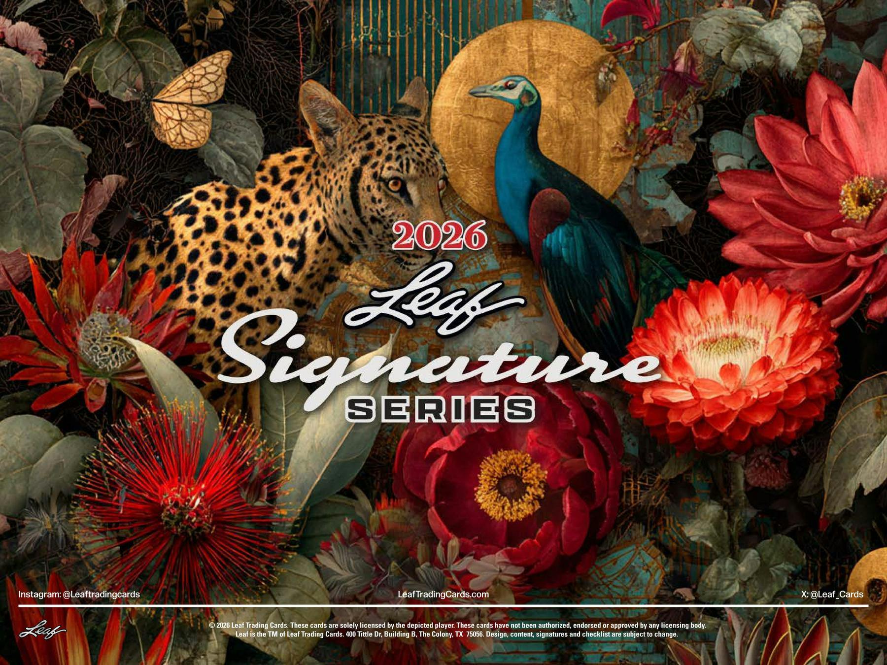 2026 Leaf Signature Series Hobby Box (3 One of One Autograph Cards) 1/1