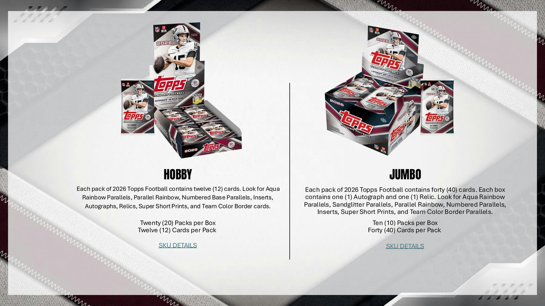 2026 Topps Football Blaster Box (Rose Gold Parallels)