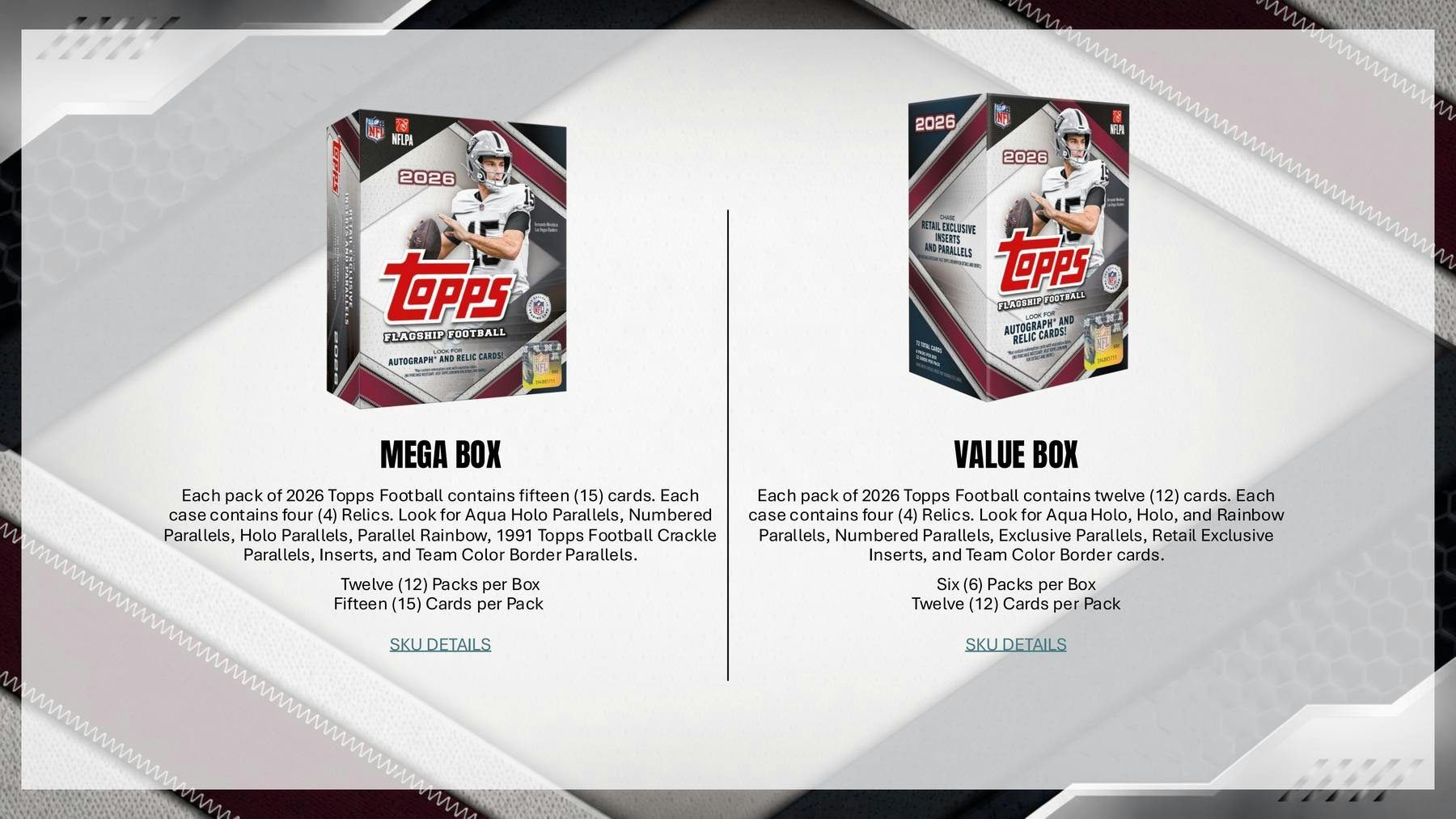 2026 Topps Football Blaster Box (Rose Gold Parallels)