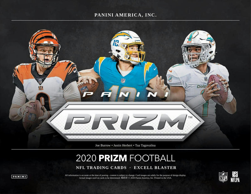 2020 Panini Prizm Football Blaster Box (Disco Prizms) 6 Packs