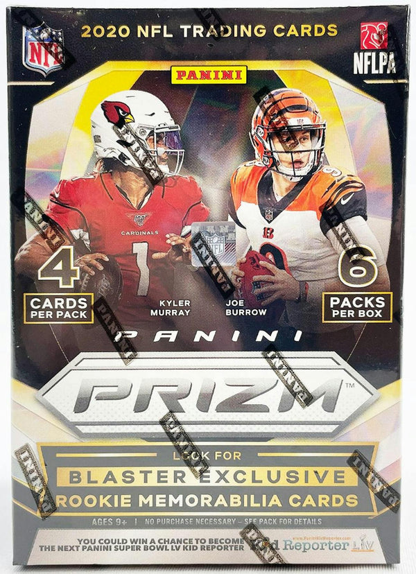 2020 Panini Prizm Football Blaster Box (Disco Prizms) 6 Packs