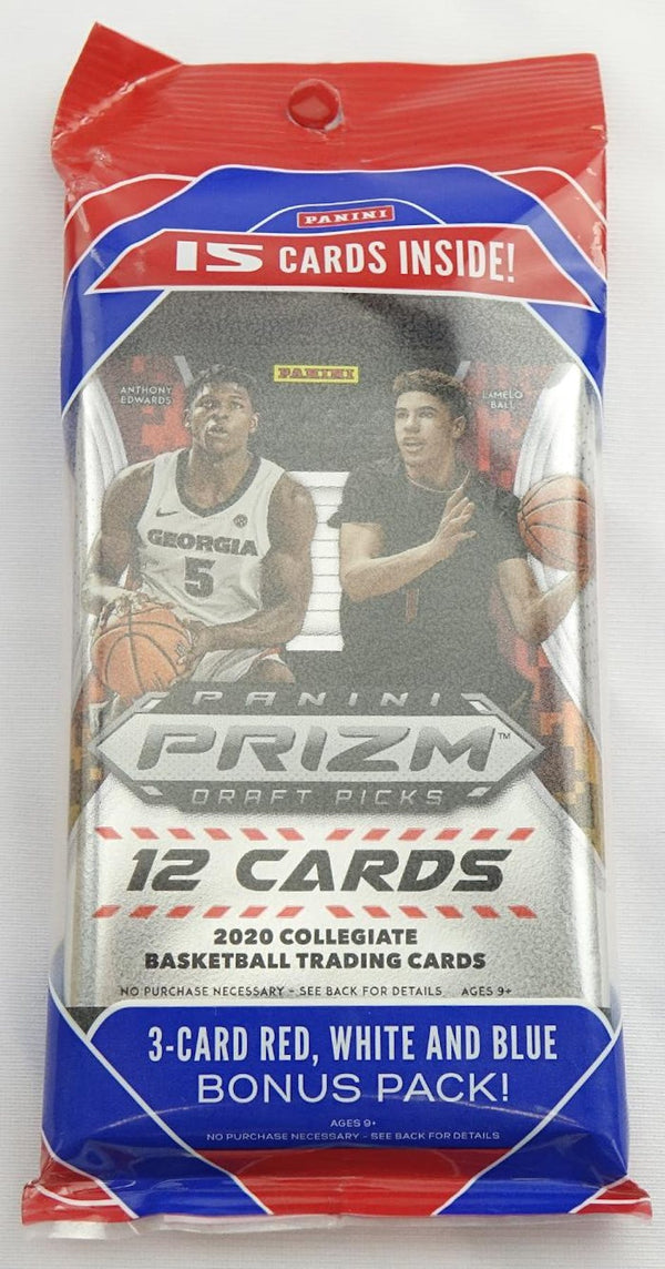 2020/21 Panini Prizm Draft Picks Basketball Multi Cello 15-Card Pack (Anthony Edwards RC?0