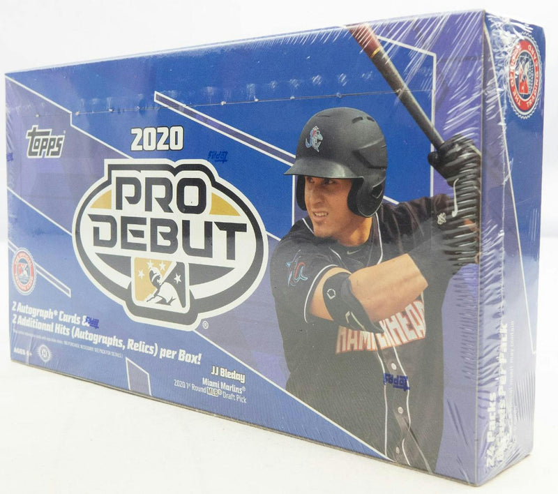 2020 Topps Pro Debut Baseball Hobby Box (4 Autos/Mems )