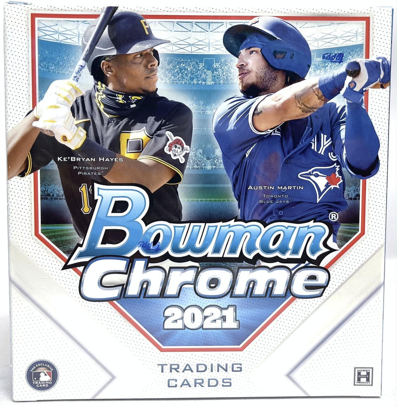 2021 Bowman Chrome Baseball Lite Hobby Box (Black & White Mini-Diamond Parallels!)