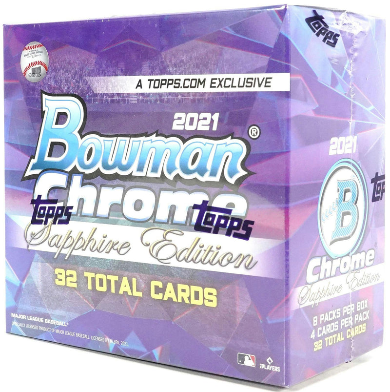 2021 Bowman Chrome Sapphire Edition Baseball Hobby Box