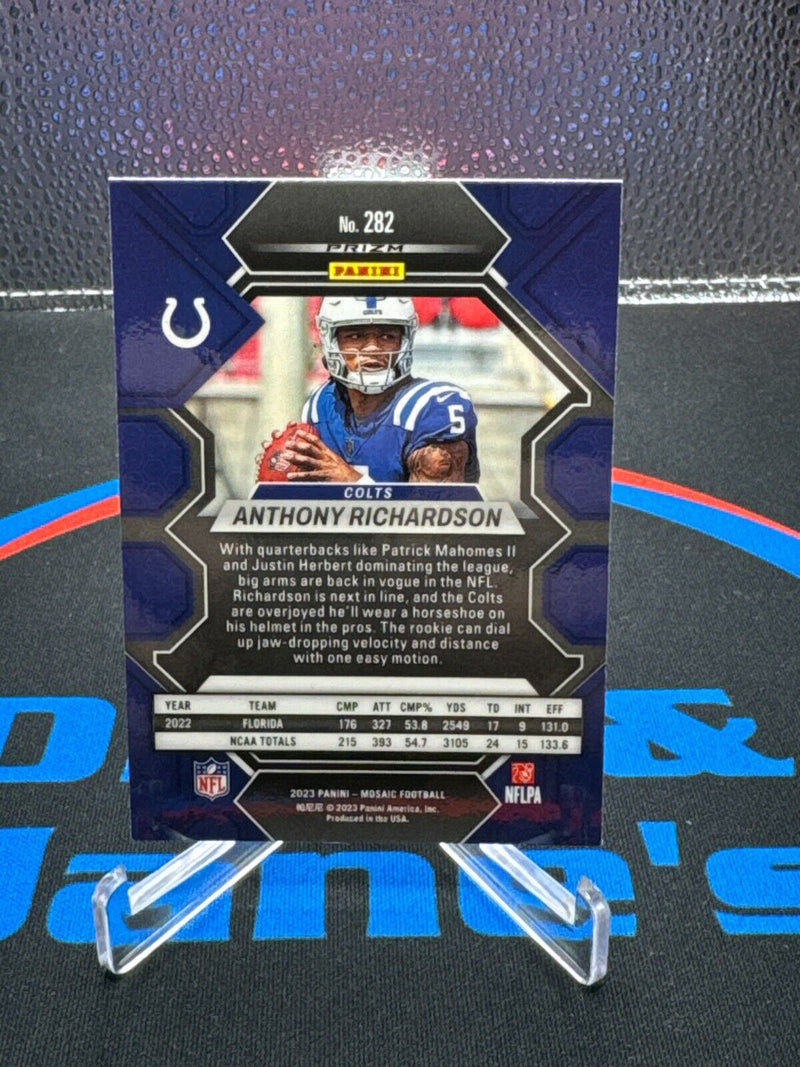 2023 Mosaic Anthony Richardson Pink Mosaic Rookie