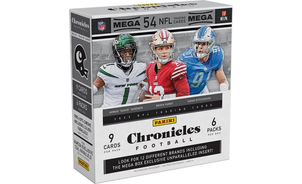 2022 Panini Chronicles Draft Picks Football 6-Pack Blaster 20-Box Case  (Pink Parallels!)