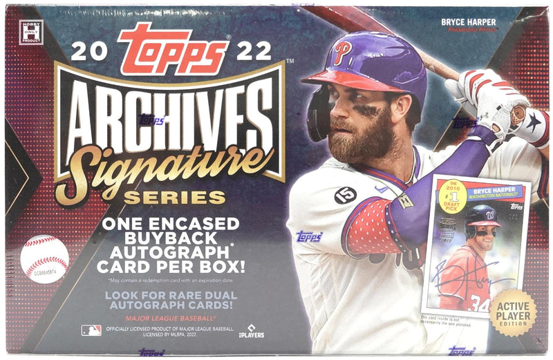 2022 Topps Archives Signatures Series Baseball Hobby Box
