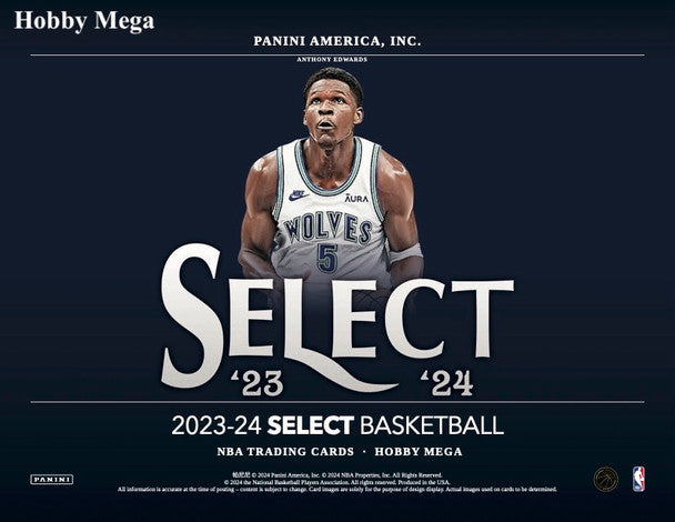 2023/24 Panini Select NBA Basketball HOBBY Exclusive MEGA Box (Green SHOCK Prizm Exclusive, Zebra / Tigers)