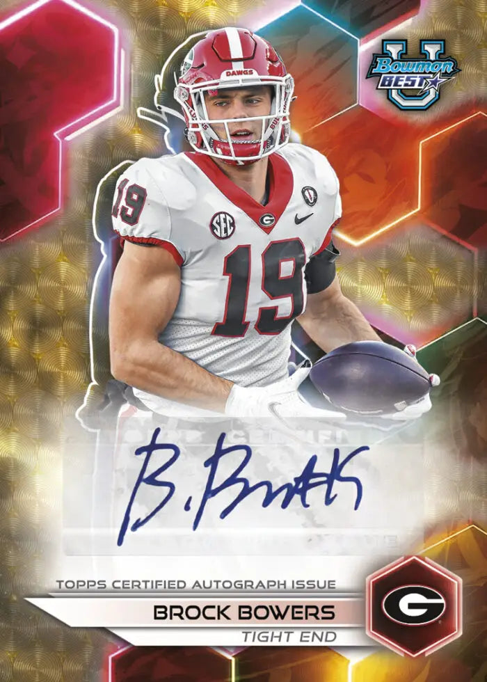 2023 Bowman University Best Football - 4 Autos/Box