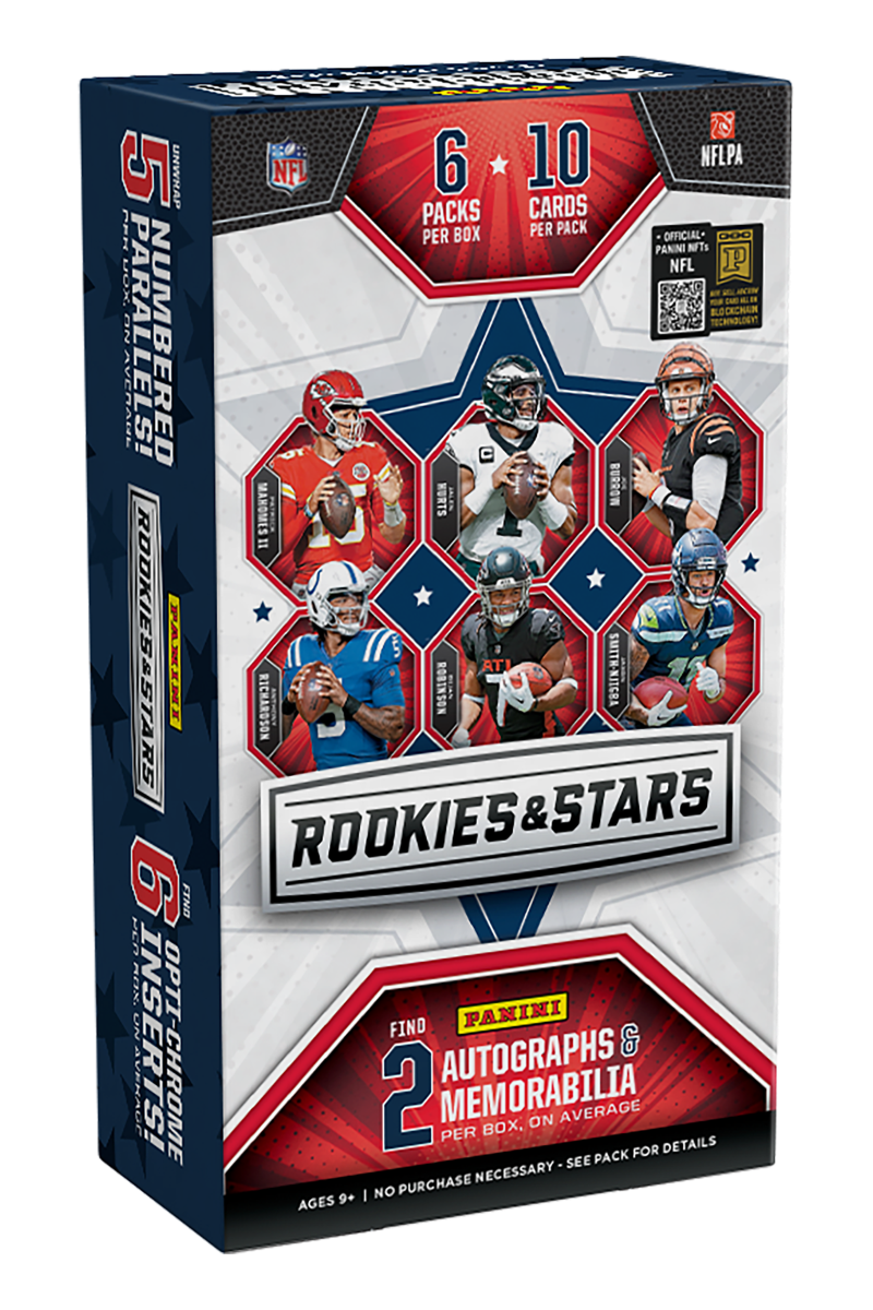 2023 Panini Rookies & Stars NFL Football Hobby Box (2 Auto 2 Mem)