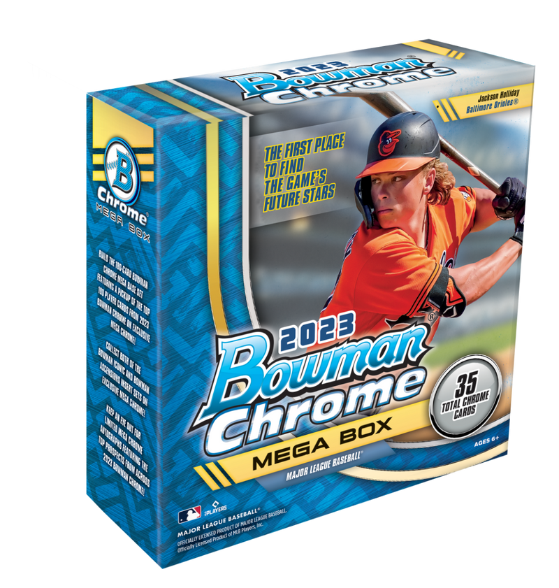 2023 Bowman Chrome Mega Box - SUPER HOT!!!!  [5 Packs + 2 Mega Packs]