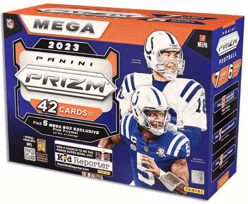 2023 Panini Prizm Football Hobby Mega Box (5 Pink Parallels!) One Memorabilia Card