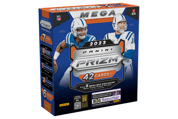 2023 Panini Prizm NFL Football MEGA Box (Neon Green Exclusives)