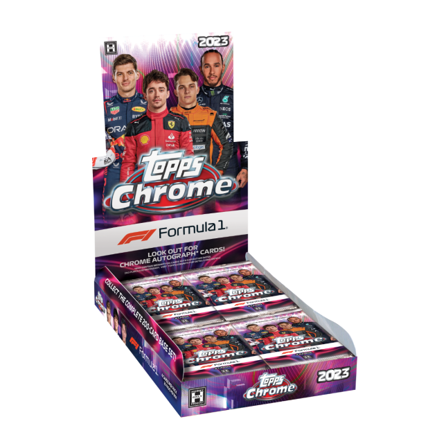 CASE OF 2023 Topps Chrome F1 Formula 1 Racing Hobby Box (PRE SELL) 12 Boxes per Case