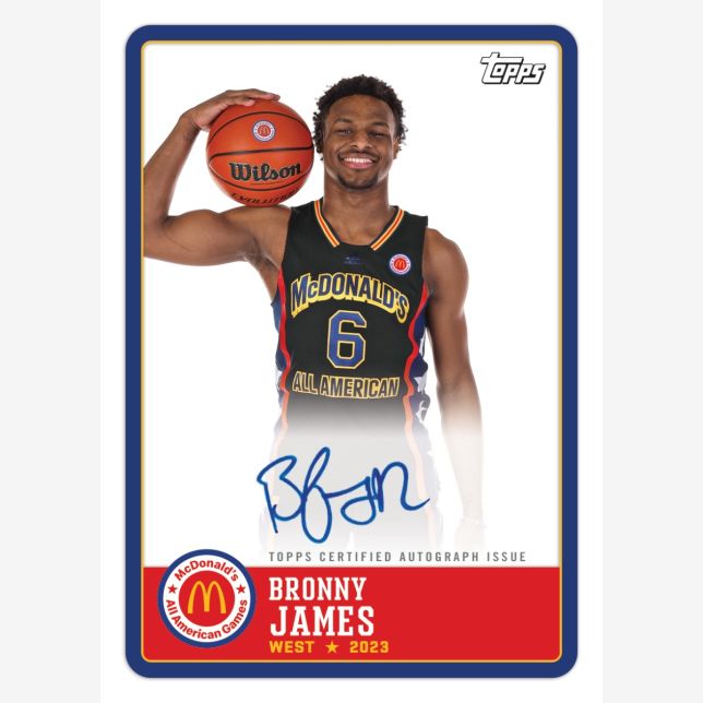 2023 Topps Chrome McDonald's All-American Basketball Blaster Box