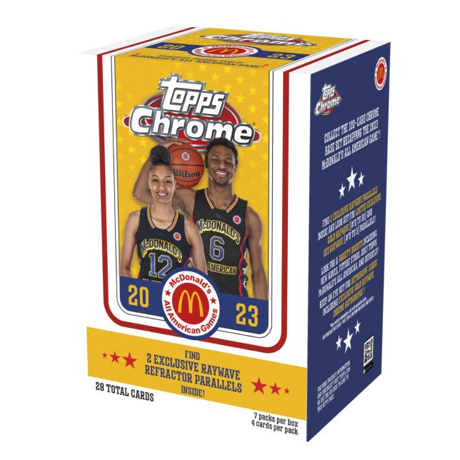 2023 Topps Chrome McDonald's All-American Basketball Blaster Box