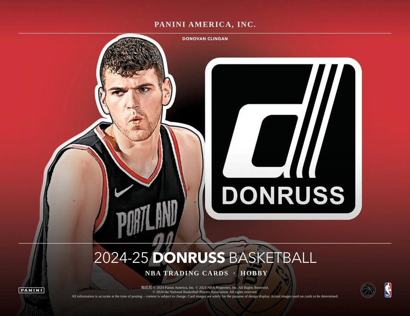 2024/25 Panini Donruss Basketball Hobby Box (1 Auto Sixty Inserts/Parallels)