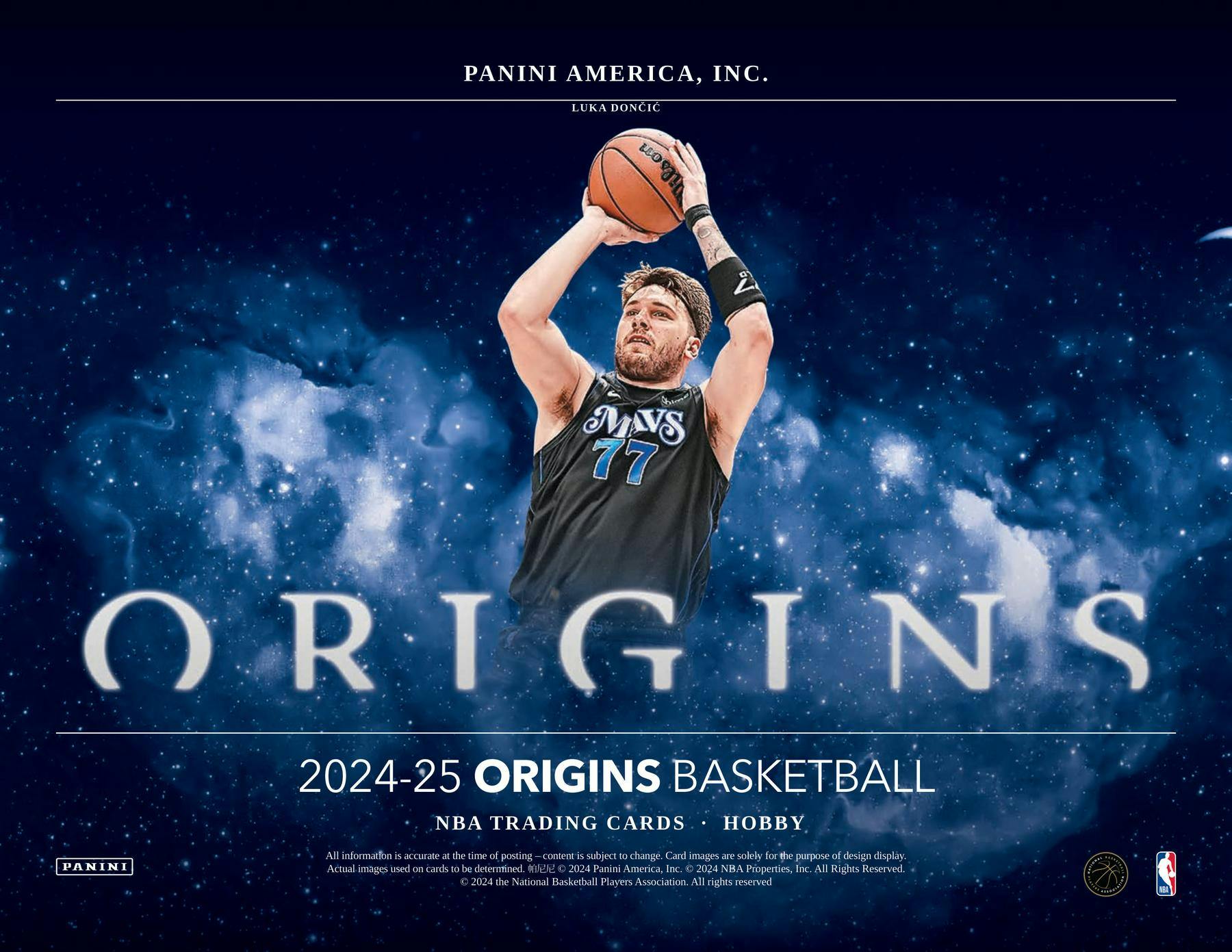 2024/25 Panini Origins Basketball Hobby (2 Autos or Mem)