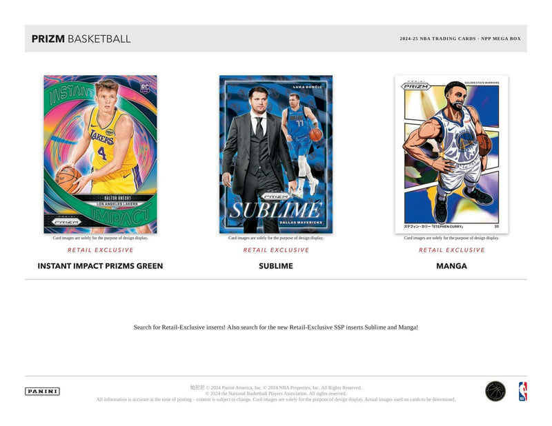 2024/25 Panini Prizm Basketball Mega Box (Pink Ice Prizms!)