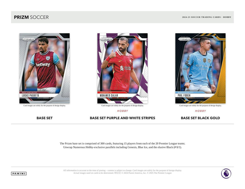 2024/25 Panini Prizm Premier League EPL Soccer Hobby Box (1 Auto)