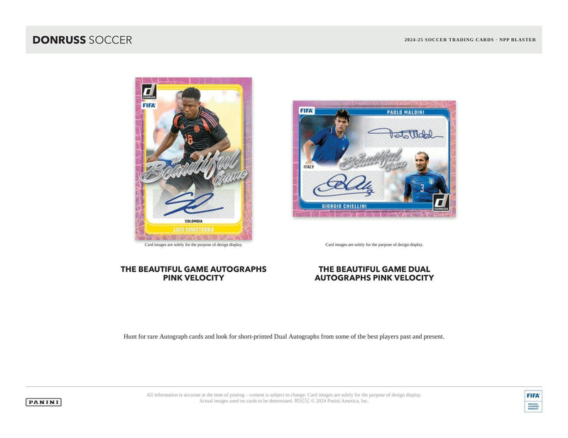 2024 Panini Donruss FIFA Soccer Hobby Blaster Box (Pink Cubic) 90 Cards