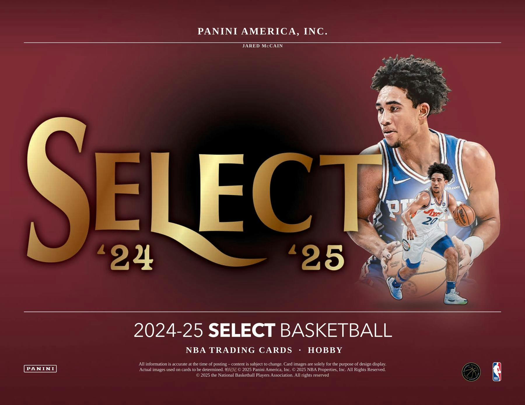 2024/25 Panini Select Basketball Hobby Box (3 Autos / Mem)
