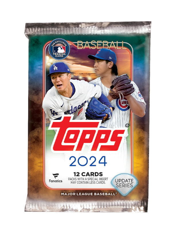 ONE HTA JUMBO PACK from 2024 Topps Update Series MLB Baseball Hobby Jumbo Box