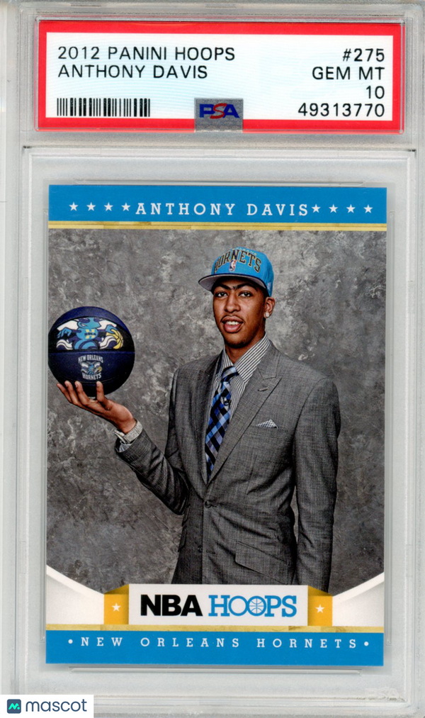 2012 Panini Hoops Anthony Davis #275 PSA 10 Basketball