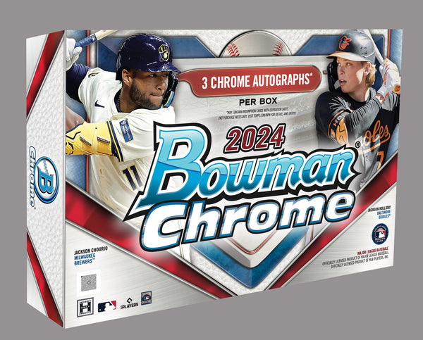 2024 Bowman Chrome Baseball HTA Choice Box (3 Autos)