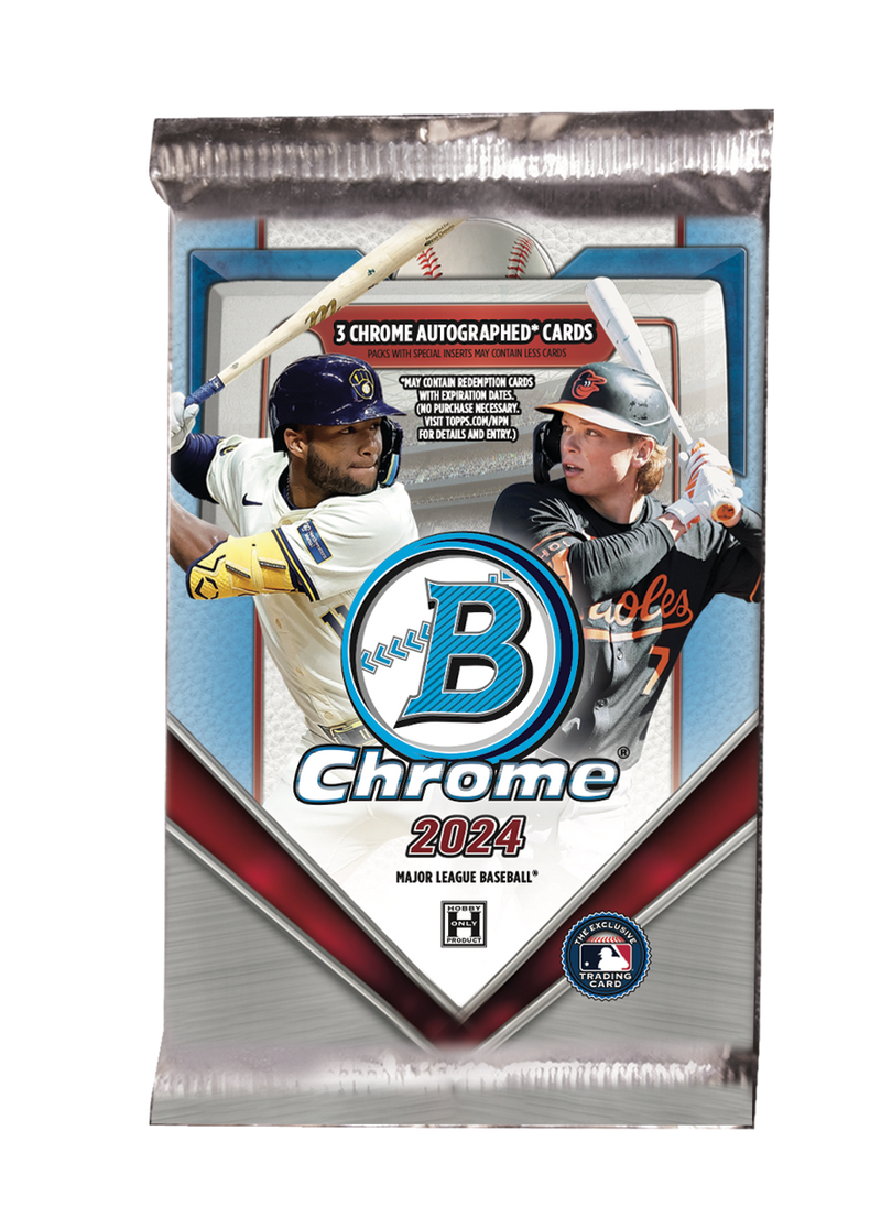 2024 Bowman Chrome Baseball HTA Choice Box (3 Autos)