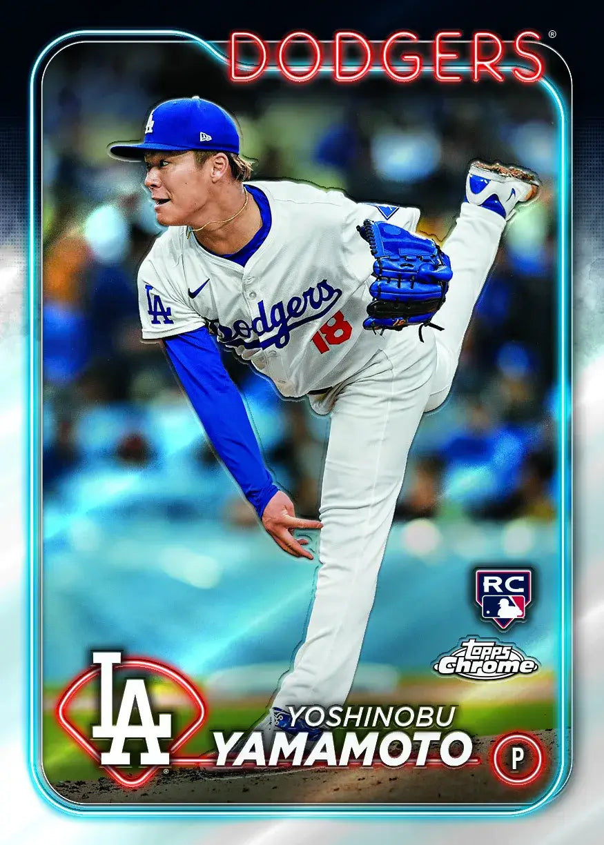 2024 Topps Chrome Baseball Rookie Cards
