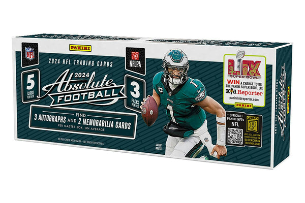 2024 Panini Absolute Football Hobby Box (3 Autos / 3 Mem) Dec 27th