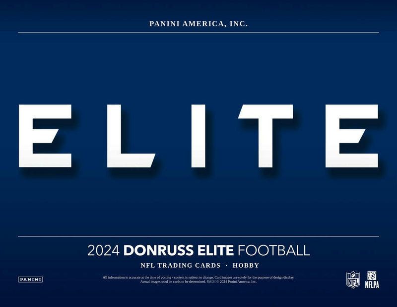 2024 Panini Donruss Elite Football Hobby Box (2 Autos / 1 Mem / 3 Numbered RCs)