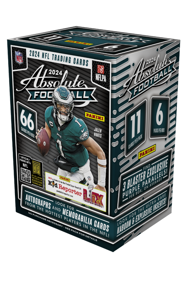 HOBBY 2024 Panini Absolute Football Blaster Box (Purple Parallels)