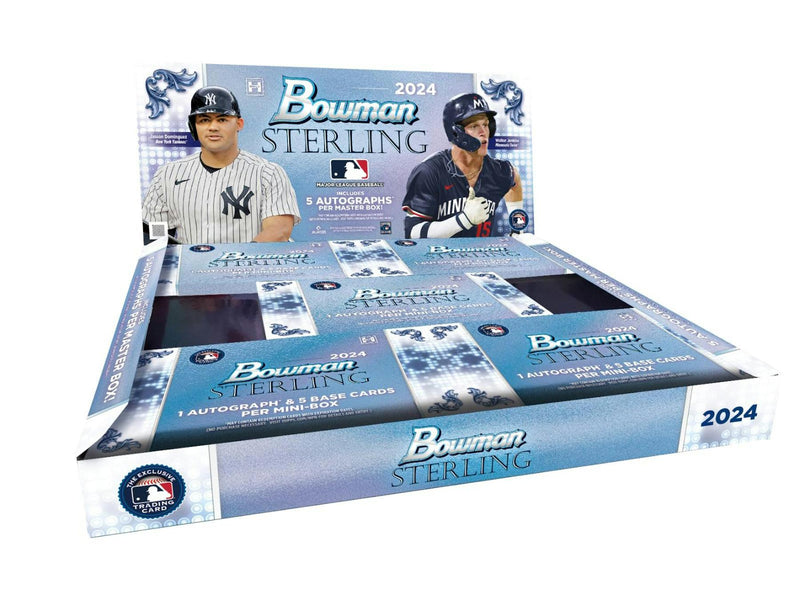 ONE MINI BOX of 2024 Bowman Sterling Baseball Hobby Pack (1 Auto)