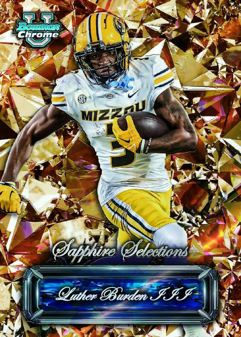 2024 Bowman University Chrome Sapphire Edition Football Box