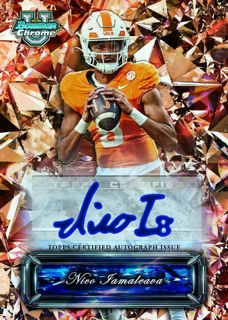 2024 Bowman University Chrome Sapphire Edition Football Box