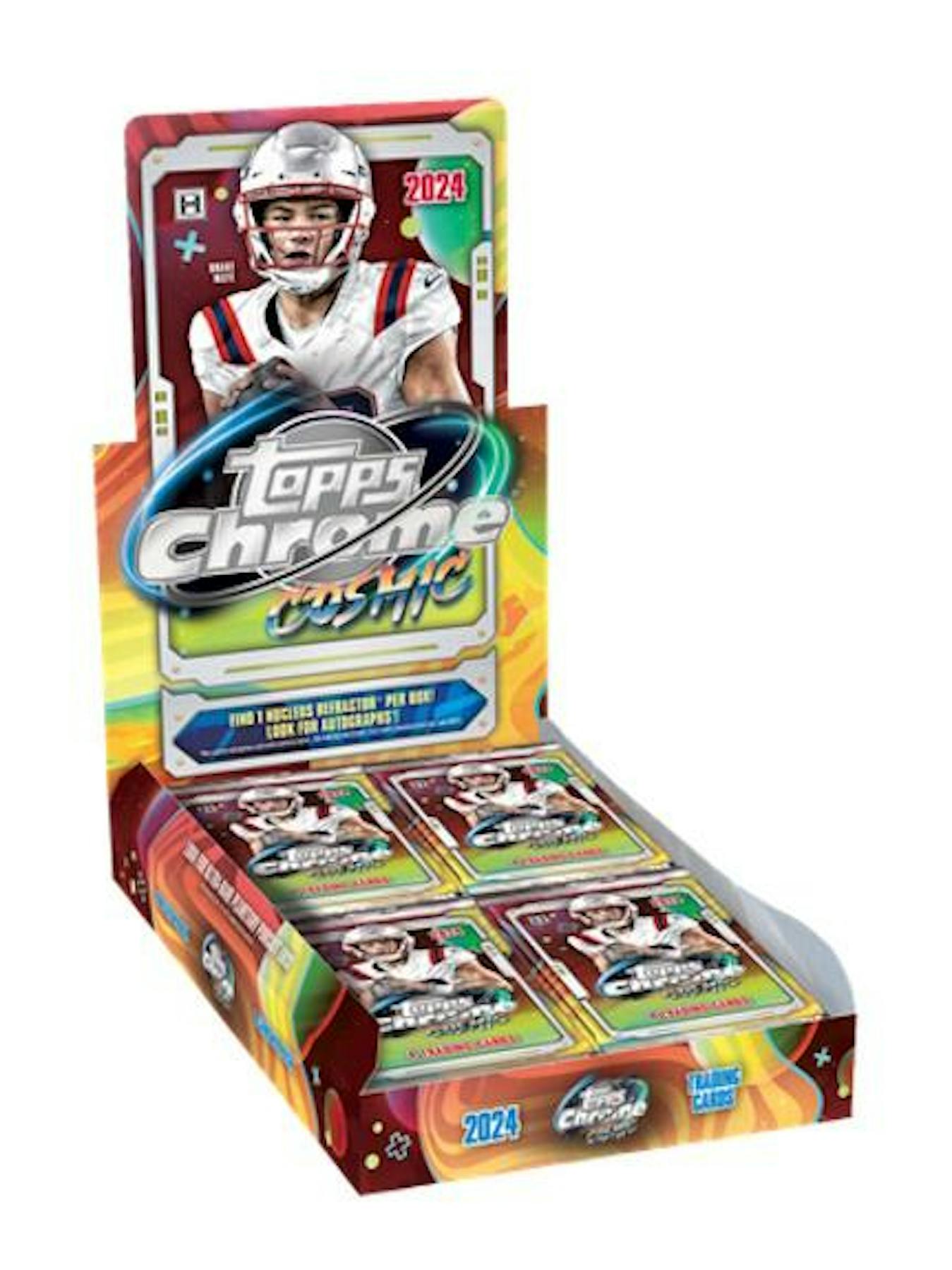 Two (2) Packs of 2024 Topps Cosmic Chrome Football from Hobby Box