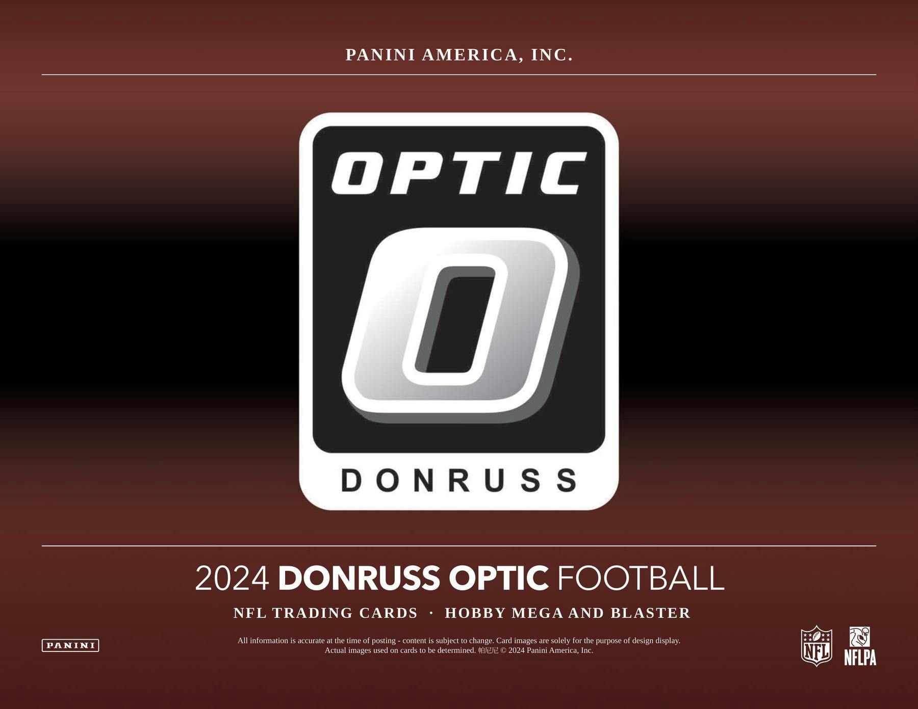 HOBBY 2024 Panini Donruss Optic Football Blaster Box (Blue Scope Parallels) Uptown? or Downtowns?