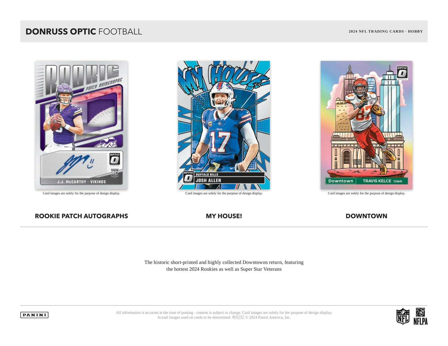 2024 Panini Donruss Optic Football Hobby Box (1 Auto)