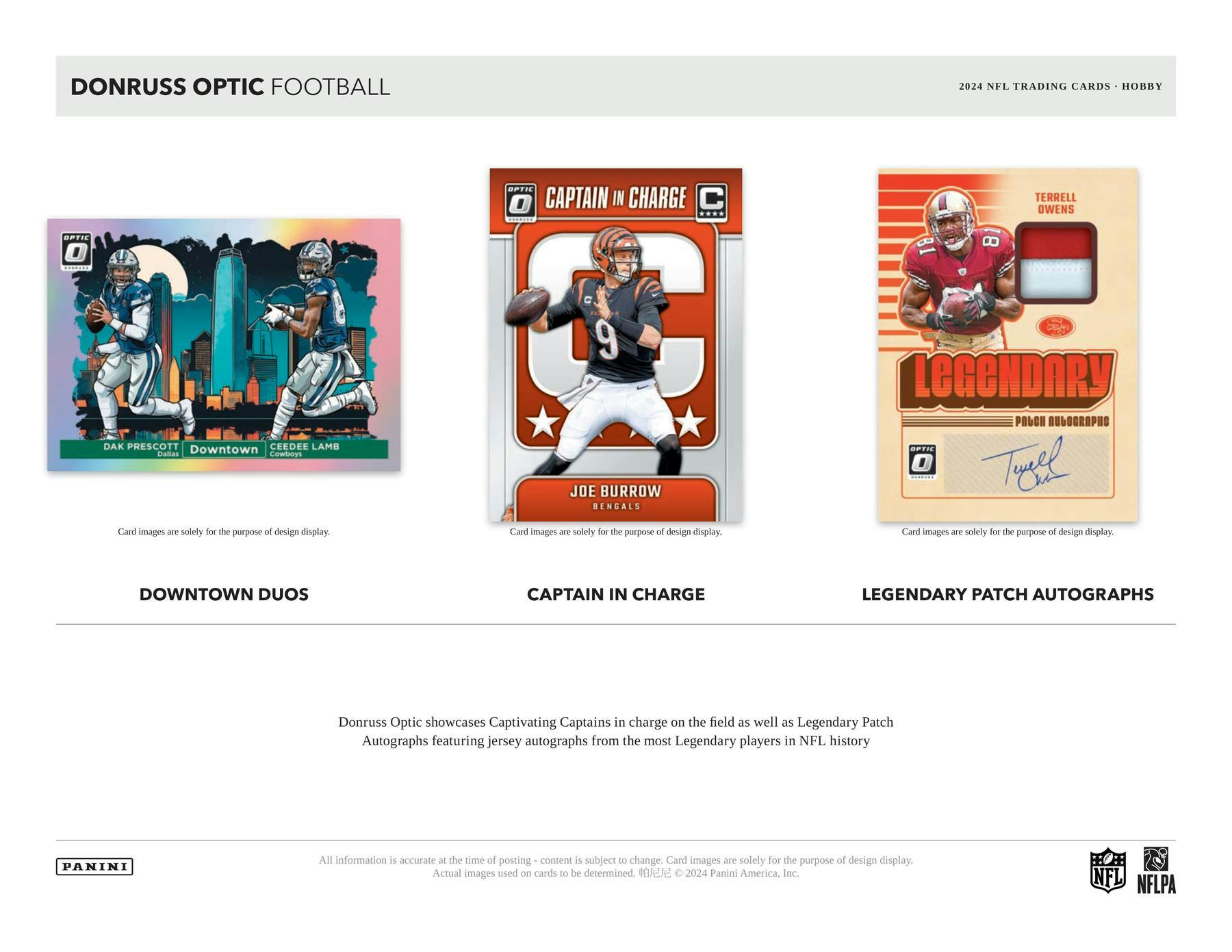 2024 Panini Donruss Optic Football Hobby Box (1 Auto)