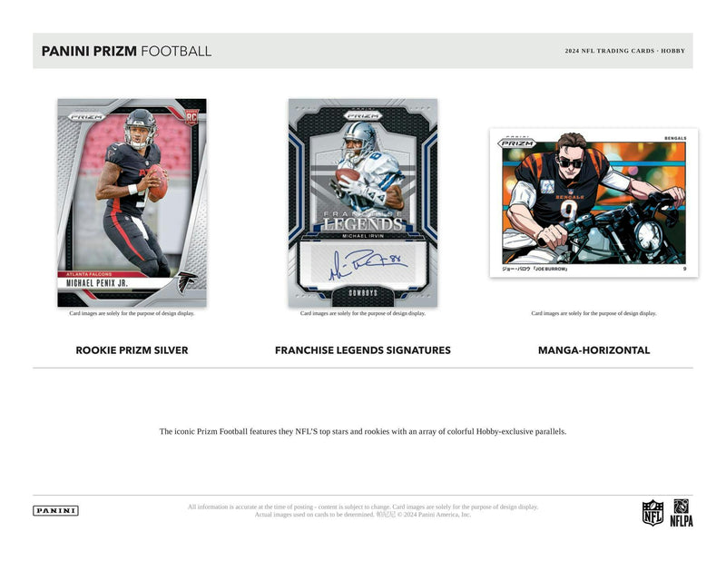 2024 Panini Prizm Football Hobby Box (2 Autos)