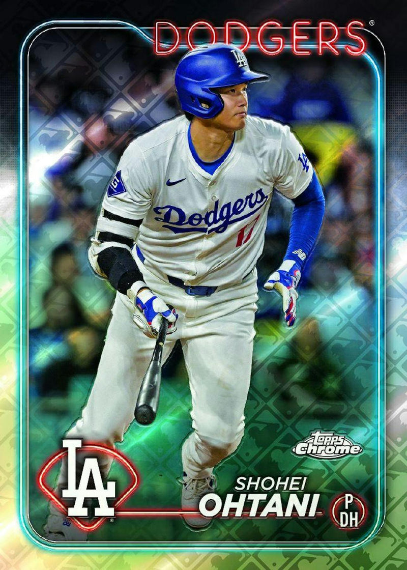 2024 Topps Chrome Logofractor Edition MLB Baseball Box (2 Exclusive Packs)