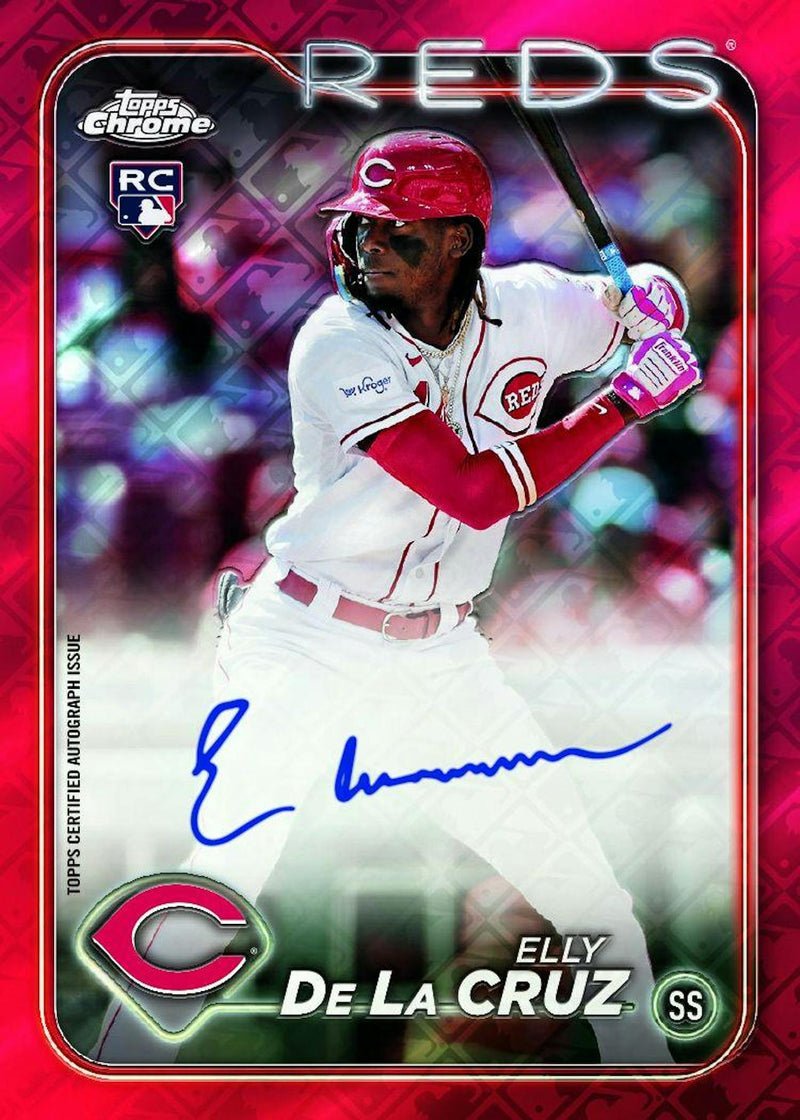 2024 Topps Chrome Logofractor Edition MLB Baseball Box (2 Exclusive Packs)