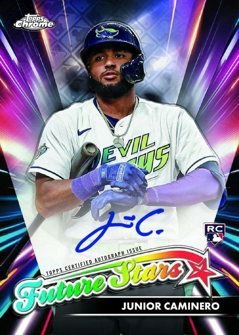 2024 Topps Chrome Logofractor Edition MLB Baseball Box (2 Exclusive Packs)