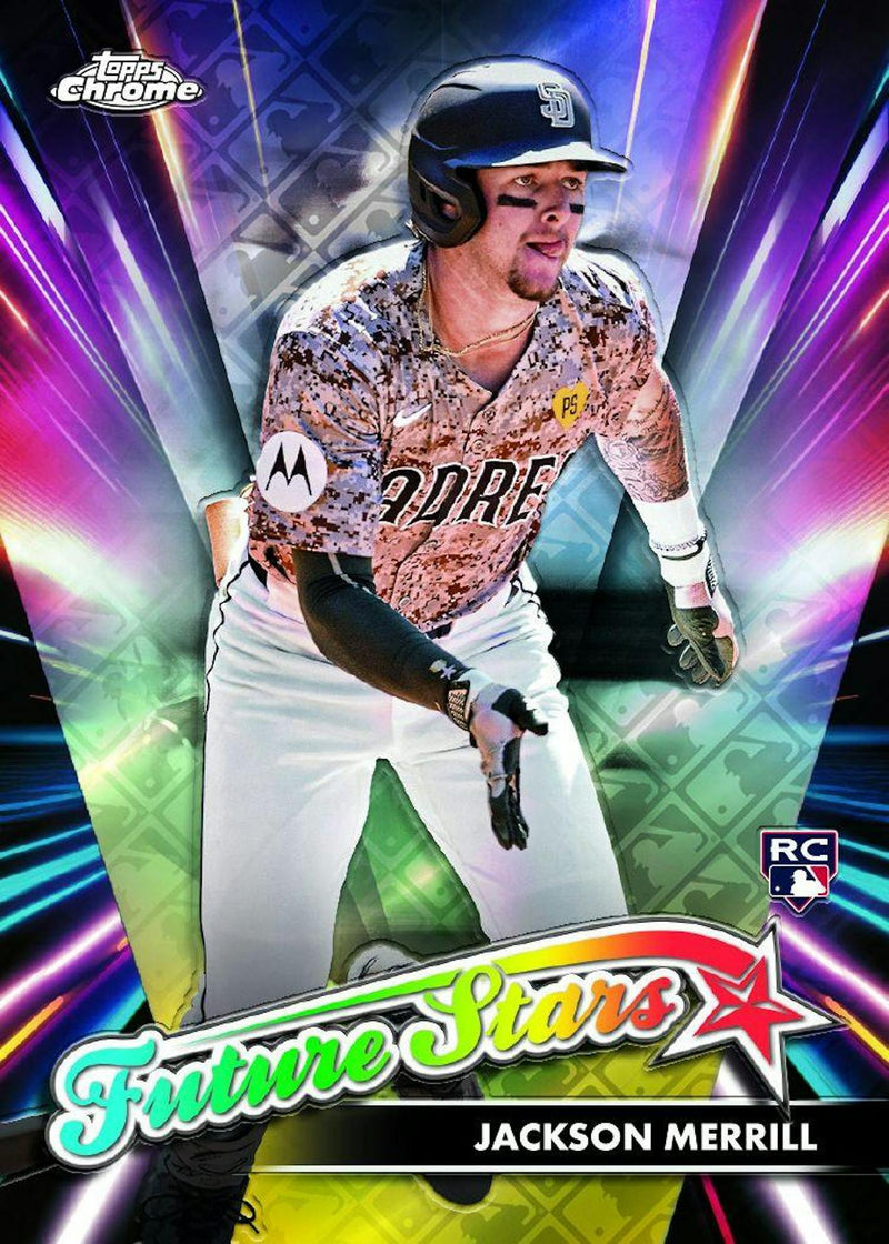 2024 Topps Chrome Logofractor Edition MLB Baseball Box (2 Exclusive Packs)