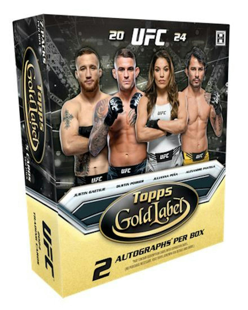 2024 Topps Gold Label UFC Hobby Box (2 Autos) Dec 13th