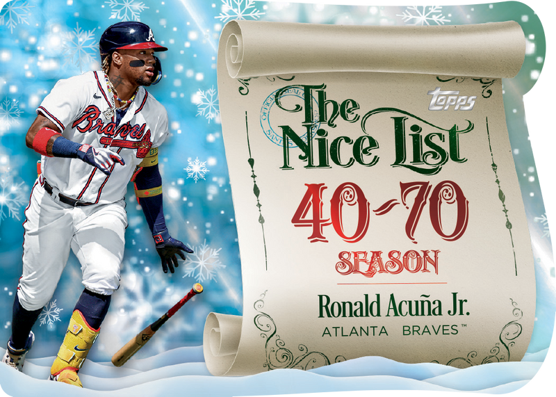 2024 Topps Baseball Holiday Advent Calendar